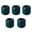 Green, variant on Ceramic Chime Candle Holder Set: 5 PCS 0.7 Inch Diameter Small Candle Holder, Spell Candle Holder, Great for Casting Chimes, Rituals, Spells, Vigil, Witchcraft, Wiccan Supplies & More (Grey)