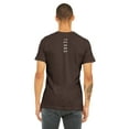thumbnail image 3 of Daxton Adult Unisex Tshirt Dallas Script with Texas Vertical on the Back, Brown White, 2XL, 3 of 3