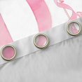 thumbnail image 4 of Erosebridal Girls Bowknot Personalized Curtains Pack of 2 (42x84 Each),Pink Alphabet D Print Curtains Blackout For Kids, 4 of 7