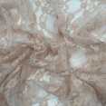 thumbnail image 2 of 60" Nylon Spandex Lace Floral Pattern Anti Wrinkle & Breathable Fabric by the Yard - (88 GSM) 4-Way Stretch - Perfect for Clothing, Lingerie, Bridal Gowns & DIY-Tan, 2 of 4