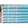 thumbnail image 3 of Hand Towel, Cotton Woven Dish Towel, Turquoise Towel, Plus Design Towel, 24x40 Inches Bathroom Towel, Wholesale Towel, Small Bath Towel,, 3 of 9