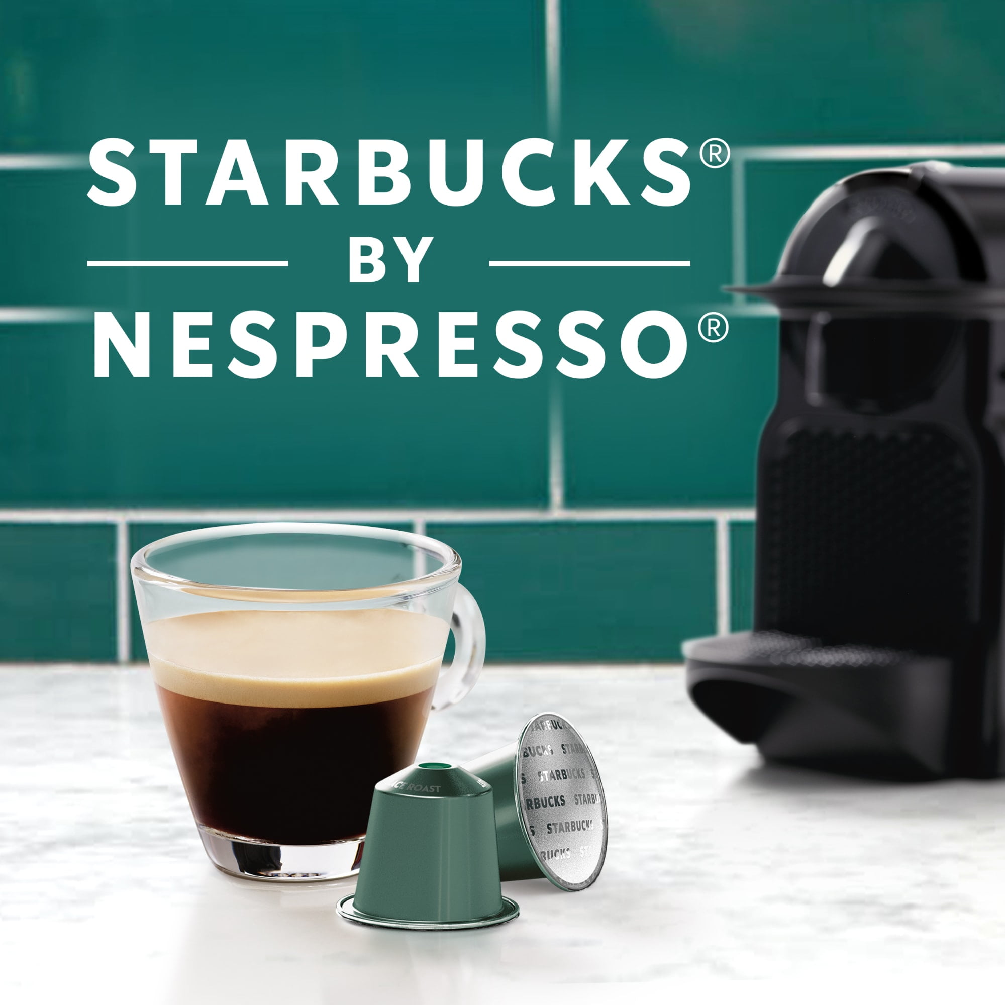 Starbucks By Nespresso Original Line, Pike Place Roast, Medium Roast Pods, 10 Count, 5 Pack