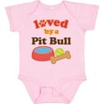 thumbnail image 3 of Inktastic Pit Bull Loved by a (dog Breed) Boys or Girls Baby Bodysuit, 3 of 5