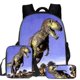 thumbnail image 1 of Student backpack three piece set cartoon backpack, 1 of 1