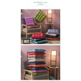 thumbnail image 5 of Nvzi Juego de 6 piezas. Cojín cuadrado rojo para asiento de 40 x 40 cm, cojín de terciopelo con correas ajustables, cojín antideslizante para asiento de comedor, cojín para asiento de suelo tatami., 5 of 5