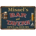 thumbnail image 1 of Misael's Green Bar & Tavern Rustic Sign 16 x 24 Matte Finish Metal 116240047607, 1 of 1