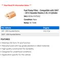 thumbnail image 2 of Fuel Pump Filter - Compatible with 2007 - 2012 Hyundai Elantra 2.0L 4-Cylinder - Beck Arnley, 2 of 2
