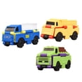 thumbnail image 1 of 3 coches transformables Mini 2 en 1, coche de juguete coleccionable, coche de juguete antirretroceso para regalos de juego, de cumpleaños, coche de ciudad, 1 of 8
