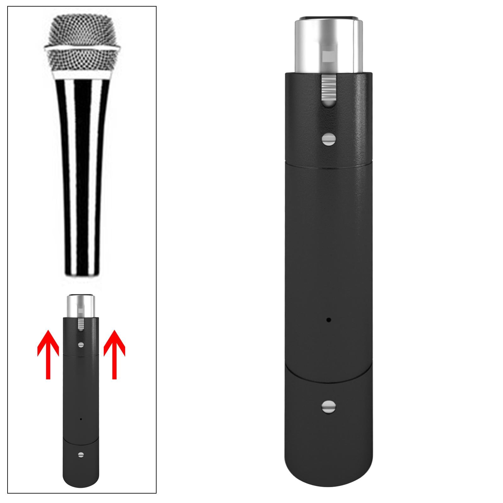 Dynamic Microphone Amplifier Microphone Preamplifier Plug and Play Low Noise Microphone Amplifier for Live Performances , black