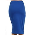 thumbnail image 3 of Women's Casual Solid Color Office Wear Pencil Skirt, 3 of 4