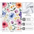thumbnail image 3 of 2 Pcs Funny Kitchen Towels,Watercolor Floral Pattern Microfiber Dish Towels,Kitchen Tea Towels,Kitchen Towel Set (18" X 26"), 3 of 3