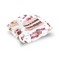 thumbnail image 5 of Cute Ice Cream Cakes with Fruits Throw Pillow Covers Pillowcases 16 x 16 Inch Home Decor 2 Packs for Bedroom Sofa, 5 of 6