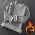thumbnail image 1 of Ropa interior térmica para hombre, camisetas deportivas informales ajustadas de manga larga con cuello redondo y elástico, blusas de licra, 1 of 9