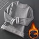 thumbnail image 1 of Ropa interior térmica para hombre, camisetas deportivas informales ajustadas de manga larga con cuello redondo y elástico, blusas de licra, 1 of 9