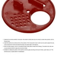 thumbnail image 4 of Unique Bargains 10 Pack Beehive Box Entrance Gate, 68mm Plastic Round Rotatable Bee Nest Door Disc Red, 4 of 4