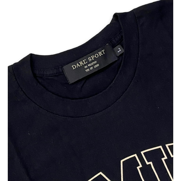 Darc Sport Men's Wolves Club Family Forever Premium Tee T-Shirt (X-Large,  Black/Tan)