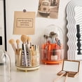 thumbnail image 6 of Convenient and Neat Storage Container 360 Degree Rotatable Makeup Brushes Bucket, 6 of 12