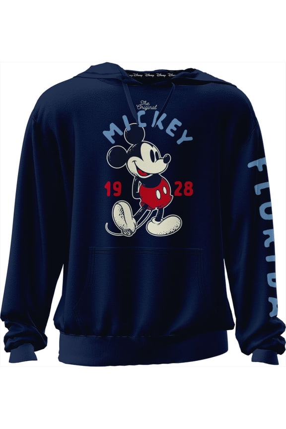 Mickey Mouse Adult Florida Navy Hoodie