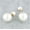 Gold, variant on Double Side Pearl Stud Earrings White Big & Small Pearl Classic Woman Jewelry