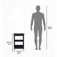 thumbnail image 2 of 3-Tier Side Table for Small Spaces in Black, Sturdy and Spacious, 2 of 7