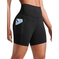thumbnail image 1 of Shorts CRZ YOGA Butterluxe tiro alto con bolsillos 13 cm negro XL, 1 of 5