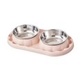 thumbnail image 3 of yotijay Cat Feeder Bowls Convenient Feeding Station ing Double Puppy Food, 3 of 9