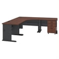 thumbnail image 1 of Series A Bureau d'Angle 84W x 84D avec Classeur Mobile en Cerisier, 1 of 10