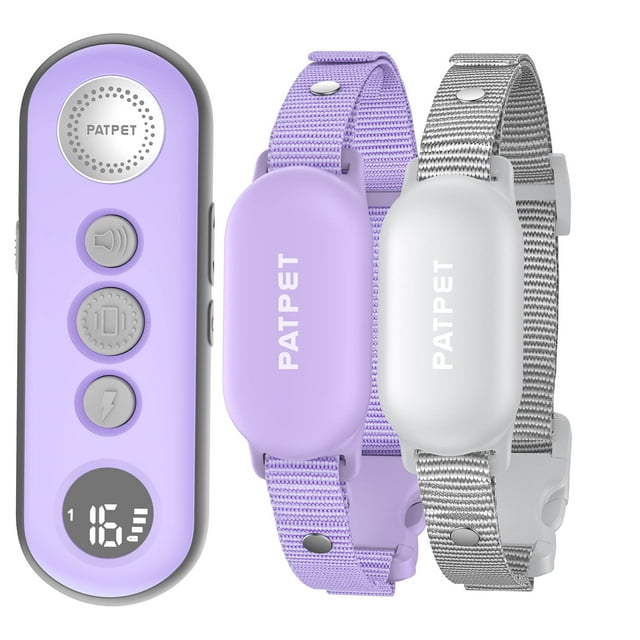 Shock Collar PATPET con alcance de 4000 pies con control remoto para 2 perros de 10 a 120 libras