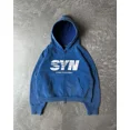 thumbnail image 1 of Sudadera con capucha de gran tamaño con cremallera y estampado de letras personalizadas de estilo americano para mujer, sudadera holgada retro estilo Harajuku de calle Y2k para hombre, 1 of 4