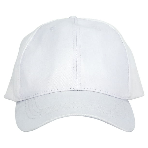 White Baseball Hat, 1 Each   Walmartcom   Walmartcom