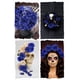 thumbnail image 5 of Flores Artificiales N&T NIETING Espuma Azul Marino Brillantes 25 piezas, 5 of 7