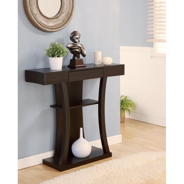 Cassie Curved Design Entryway Table