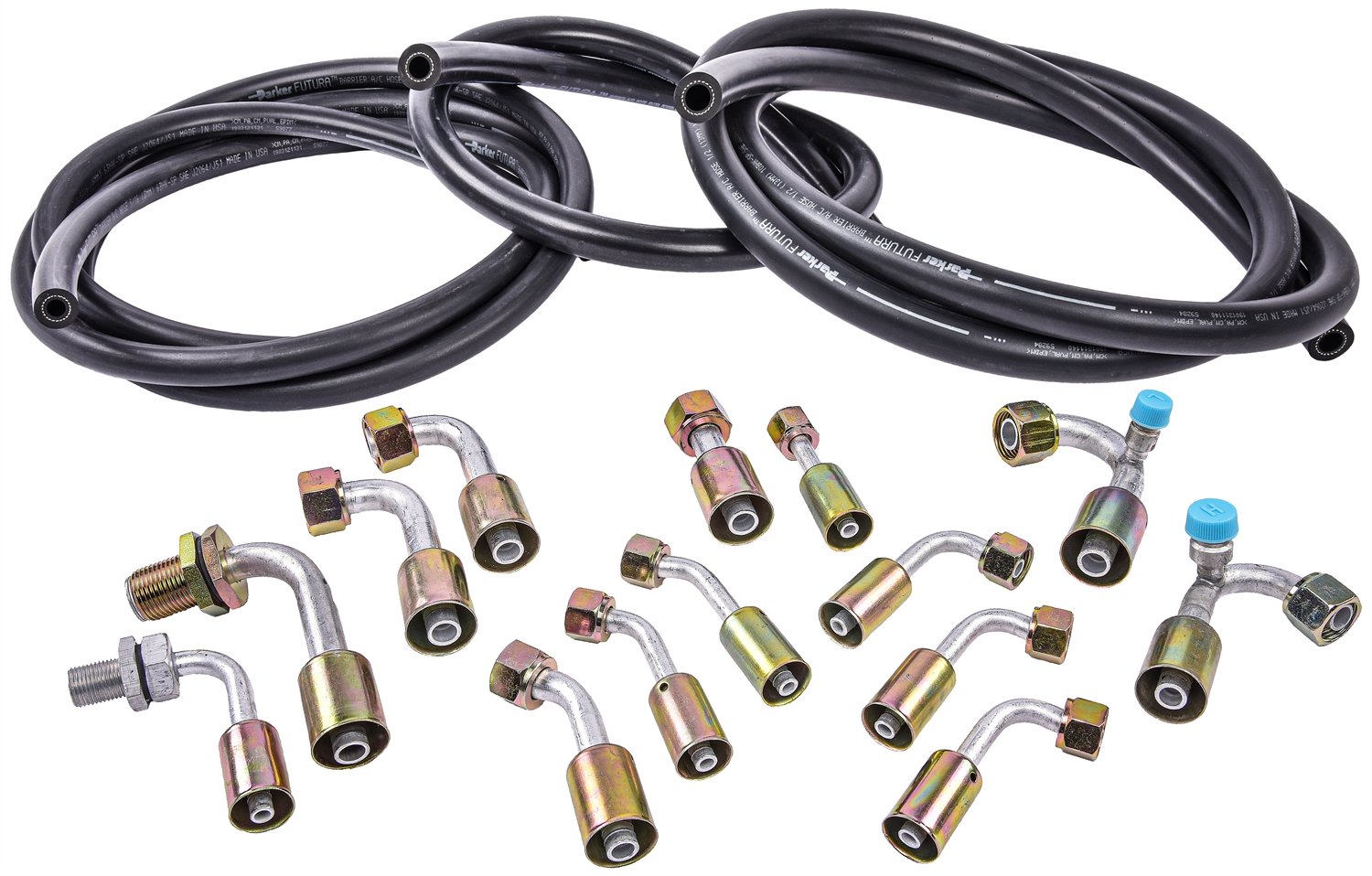 JEGS 130364 Air Conditioning Hose Kit [Beadlock]