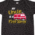 thumbnail image 4 of Inktastic My Uncle is a Firefighter with Fire Truck Boys or Girls Baby Bodysuit, 4 of 5