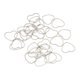 thumbnail image 2 of 30 Uds. Colgantes de marco hueco artesanía de resina biseles abiertos joyería collares pendientes suministros forma de corazón L, 2 of 5