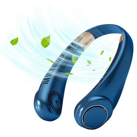 

RnemiTe-amo Portable Neck Fan USB Fan Silent Sports Portable Electric Fan Hanging Neck Lazy Portable Outdoor Fan