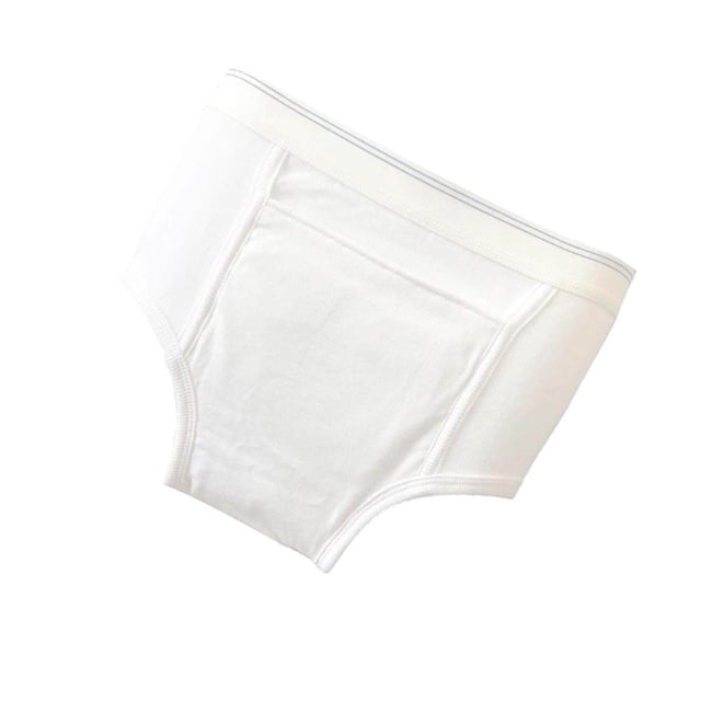 Washable Absorbency Incontinence Aid Cotton Underwear Briefs Washable Incontinence Cotton Brief for Men S