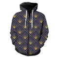 thumbnail image 1 of Abstract Geometric Patterns Men's Zipper Hoodies 3D Print Tops Harajuku Hip Hop Spring Oversized Teens Fashion Cool Sweatshirts, 1 of 5