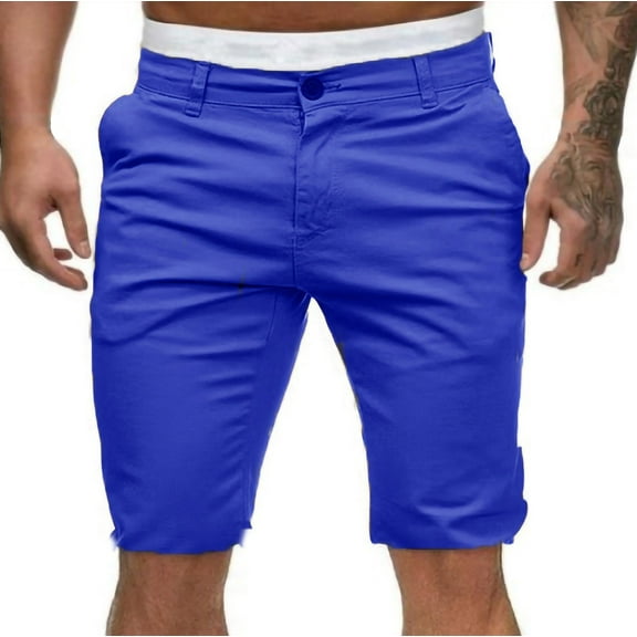 Cargo Shorts for Men Stretch Waist Baggy Summer Casual Beach Shorts Workout Athletic Golf Shorts with Pocket