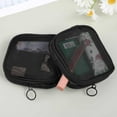 thumbnail image 7 of Mini Pocket Wallet Mesh Zipper Travel Toiletries Cosmetic Organizer Pouch For Storage, 7 of 7