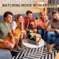 thumbnail image 4 of Organizador de aperitivos Tray GlikCeil Movie Night de madera, 30 x 22 x 9 cm, 4 of 7