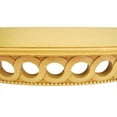 thumbnail image 3 of Anderson Teak Neoclassical Demilune Console With Crackle Finish Table Top, 3 of 3