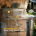 thumbnail image 5 of Coyote C1CH36 36 In Wide 875 Sq In Cooking Area Stainless Steel Charcoal Grill, 5 of 5