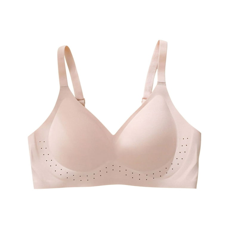 Thin Seamless Bras Sexy Ice Silk Push Up Padded Bra Women Comfort