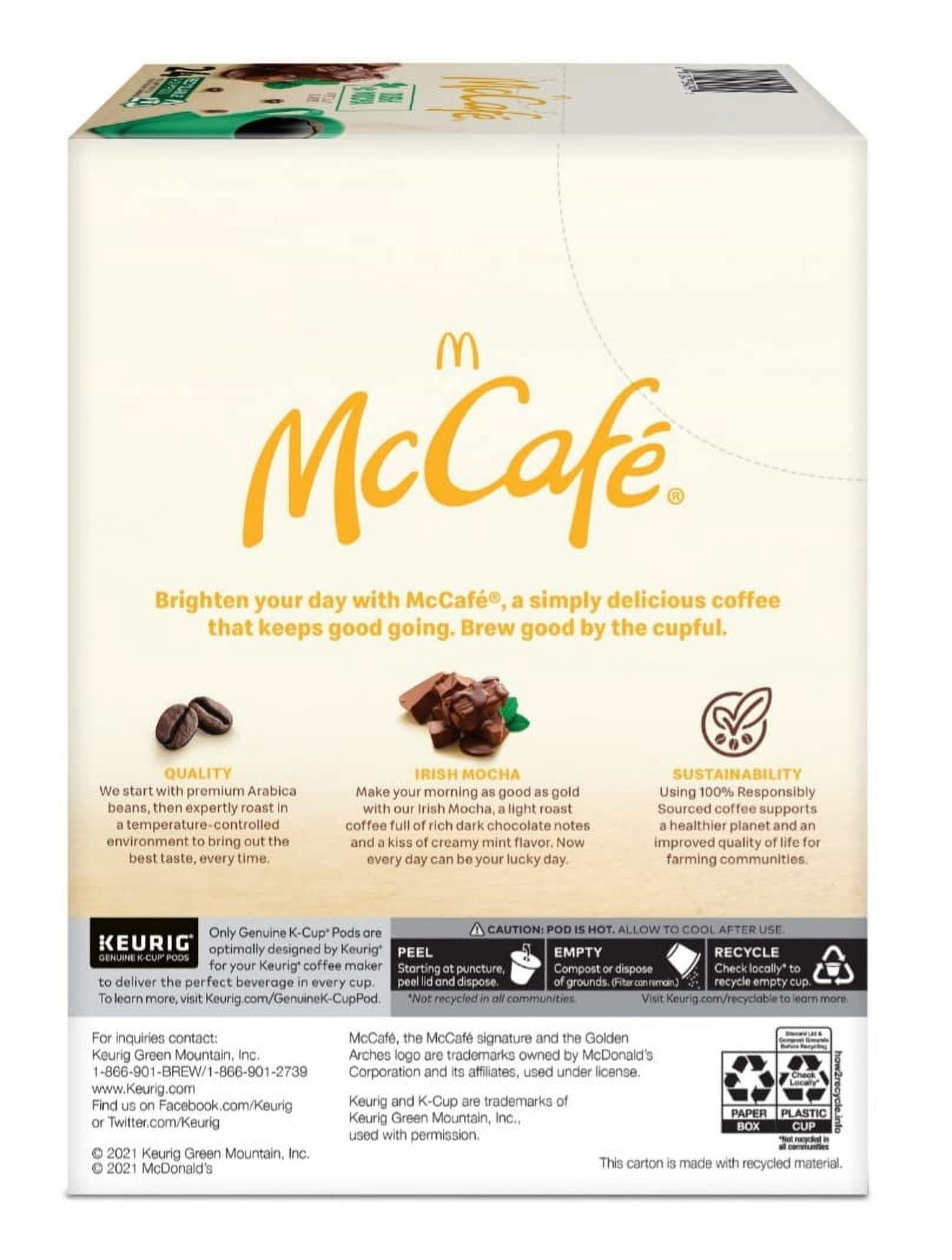 Irish Mocha Limited Edition Coffee K Cups - Pack of 2 Boxes - 24 K Cup Pods Per Box - K Cups Total - For Use In Coffee Makers - Limited Edition  Flavor