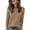 01-Camel, variant on Women's Crew Neck Long Sleeve Knit Sweater, Casual Pullover Soft Lightweight Basic Knit Top for Fall Winter Daily Layering Wear 12-Yellow M
