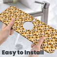 thumbnail image 6 of Pofeuu Vintage Plaid Cute Sunflower Print Splash Guard for Sink Faucet Sink Gadgets-Splash Guard Behind Faucet Drip Catcher for Kitchen, Bathroom,Sink Mat, 6 of 7