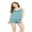 Teal, variant on Oussum Women Satin Pajamas Sets Short Pj Set Soft Cami Sleepwear Lounge Set Online, 2-Piece