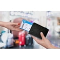 thumbnail image 3 of Black Basic Genuine Leather RFID Passport Cover, 3 of 8