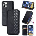 thumbnail image 1 of Case for iPhone 11 Pro Max Flip Cover Wallet Flip Cover Magnetic Protective - Black, 1 of 5
